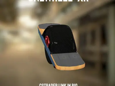 Onewheel XR Low-poly 3D model