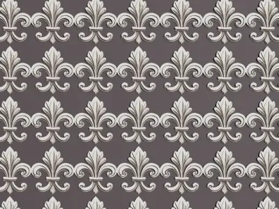 Architectural texture kit bash Low-poly 3D model