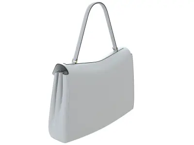 Balenciaga Rodeo Bag White Low-poly 3D model