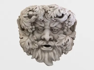Head Wall Sculpture 3D model