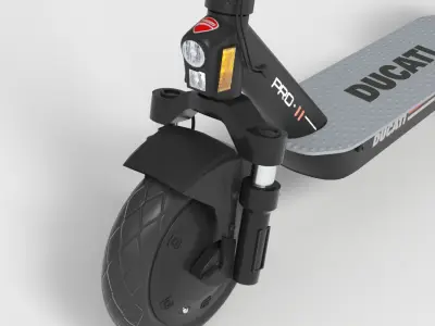 DUCATI ELECTRIC SCOOTER Low-poly 3D model