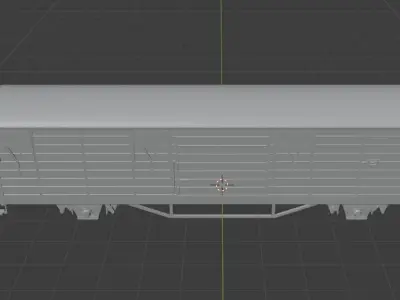 H0 1-87 scale Gbs 258 freight car 3D print model