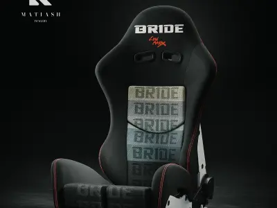 BRIDE Racing seat 3D model