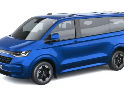 Volkswagen Transporter T7 e-caravelle SWB 2025 3D model
