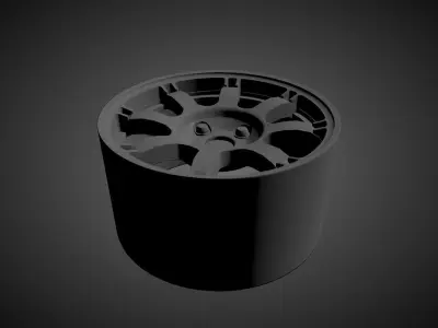 SPEEDLINE CORSE SL 434 scalable and printable rims 3D print model