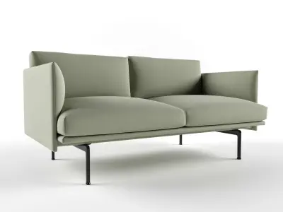 Muuto Outline Sofa 3D model
