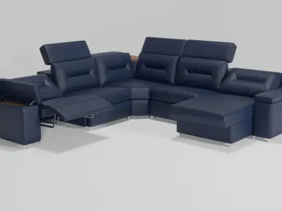 3D Palliser Apex Sectional Modules Low-poly 3D model