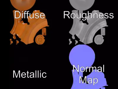 Terracotta Amphora model pack Low-poly 3D model