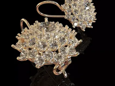 Luxury Jewelry CAD Model 3D print model