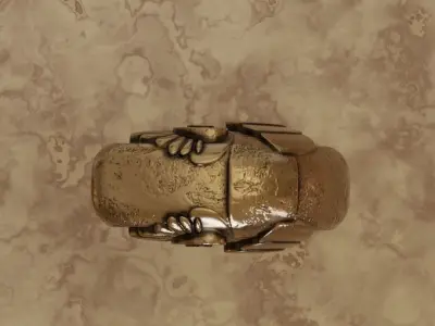 Aztec symbol pendant 4 Flint Knife - Tecpatl 3D print model