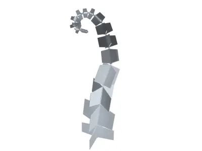 Worm tentacle 3D model