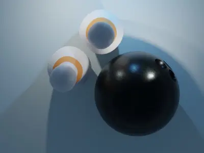 Bowling Pins 3D model