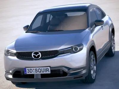 Mazda MX-30 2021 VRAY 3D model