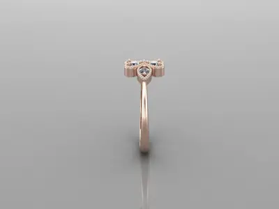 Solitaire Ring SR69 Version 1 3D model