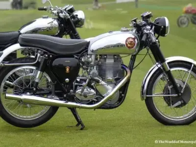 BSA M24 Gold Star Low-poly 3D model