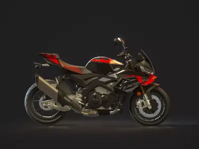 Base model Aprilia Tuono V4 2025 3D model