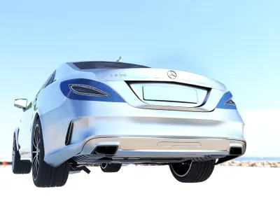 Car Model in Maya 3D model