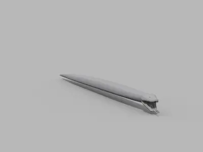 Burmese Python Snake shape model 3D model