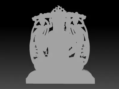 Guardian Buddha Statues 01 3D print model