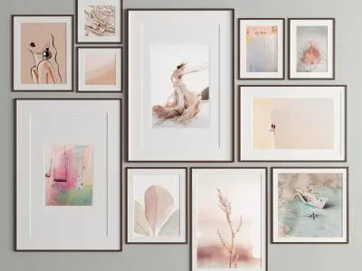 Art Frame 305 Low-poly 3D model