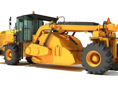 Road Reclaimer 3D model