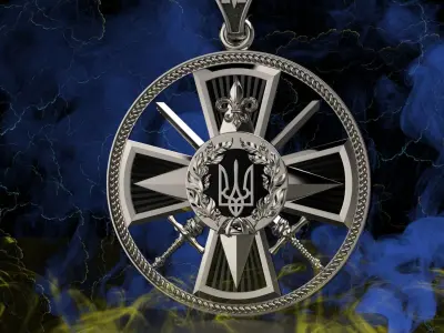 Ukranian Army Emblems 3D print model