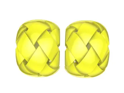 A7871 Hoop Earrings 3D Model 3D print model