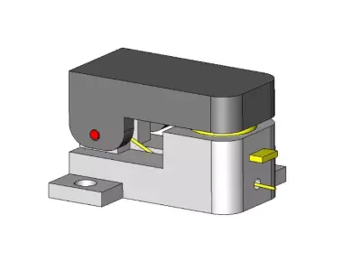  SPST Momentary Small Switch 3D print model