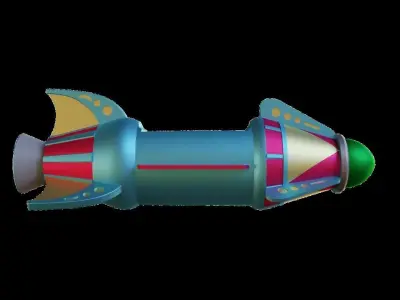 Astro Orbiter ride vehicle Free 3D print model