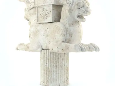 Persian column 04 3D model