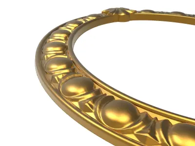 carved frame 3D model 45