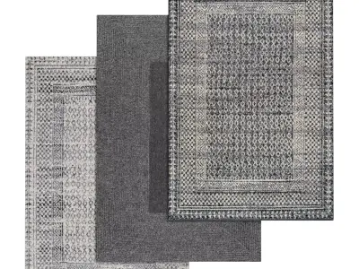 Rug Set 1555 3D model