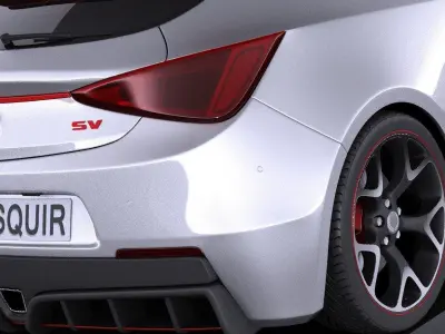 Generic Sport Hatchback 2016 3D model