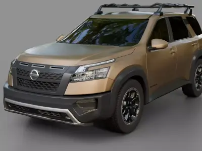 Nissan Pathfinder Rock Creek Edition Rigged 3D model