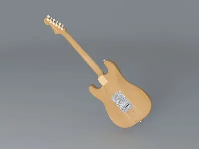 Fender Stratocaster guitar Free 3D model purchase