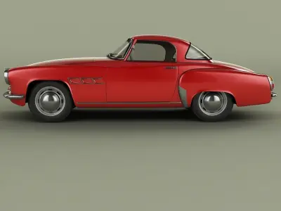Wartburg 313 Sport 3D model