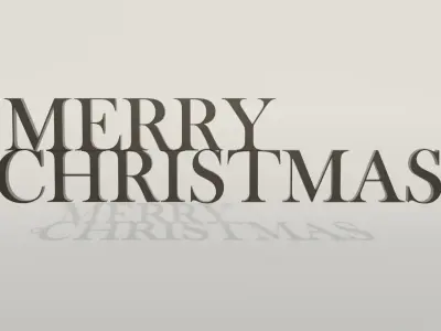 Christmas Keychain 3D print model