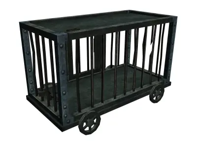 Game Vampire - prisoner iron cage car 3D model