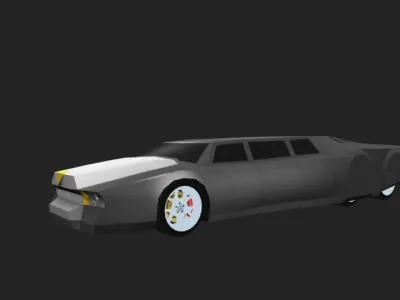 LUXURY LIMOUSINE   Low-poly 3D model