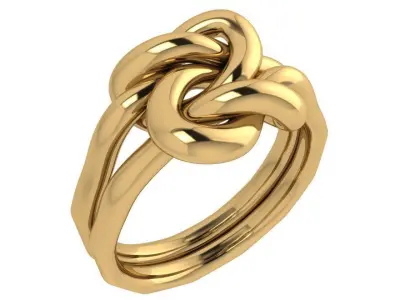 Knot Ring 3437 3D print model