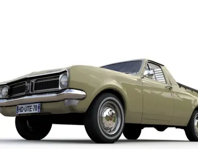 HOLDEN HG UTE KINGSWOOD 1970 3D model