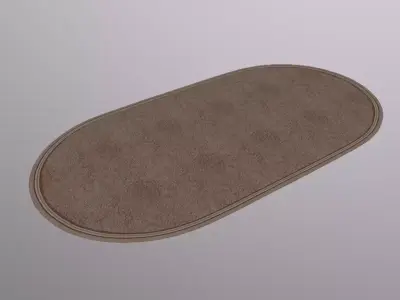 Apartment Rug Low-poly 3D model