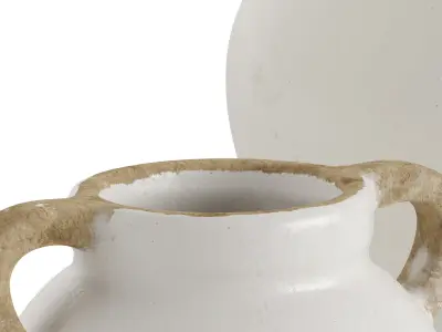 Ceramic Elkwood Vase 3D model