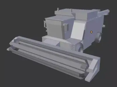 harvester grain 3D model