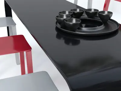 Modern Dining Table 3D model