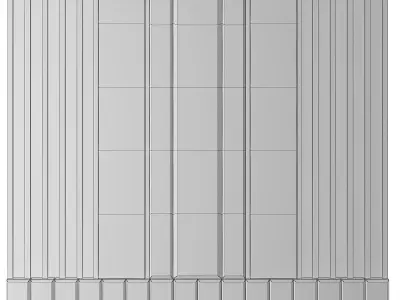 Wall Panel 3d model Low-poly 3D model 10