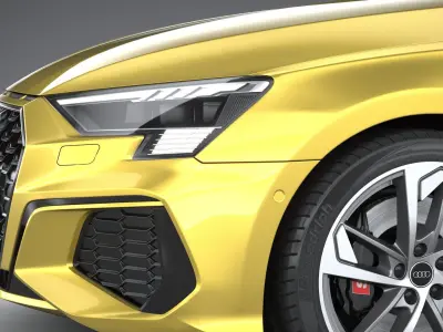 Audi S3 2021 3D model