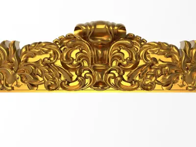 Carved Picture Frame 3D model 22