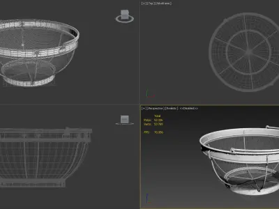 Basket for straining Tescoma Chef 3D model