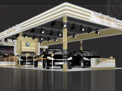 Exhibition - Area - 20X10-3DMAX2009-016 3D model